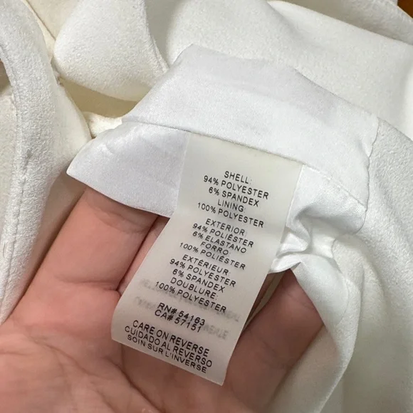 Calvin Klein Women's Cream Blazer - Picture 3 of 6